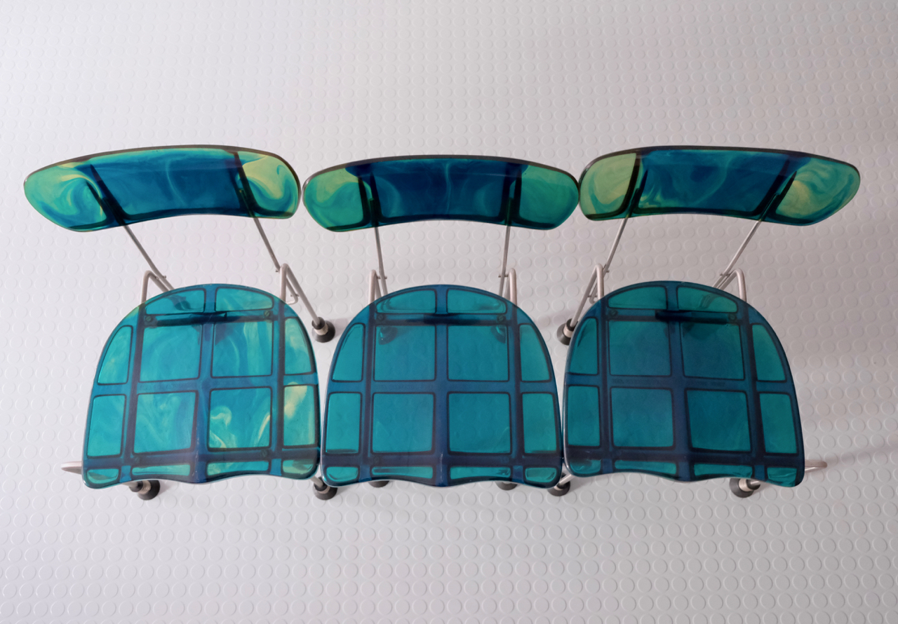 gaetano pesce, Broadway chair, Bernini, postmodern, Memphis design