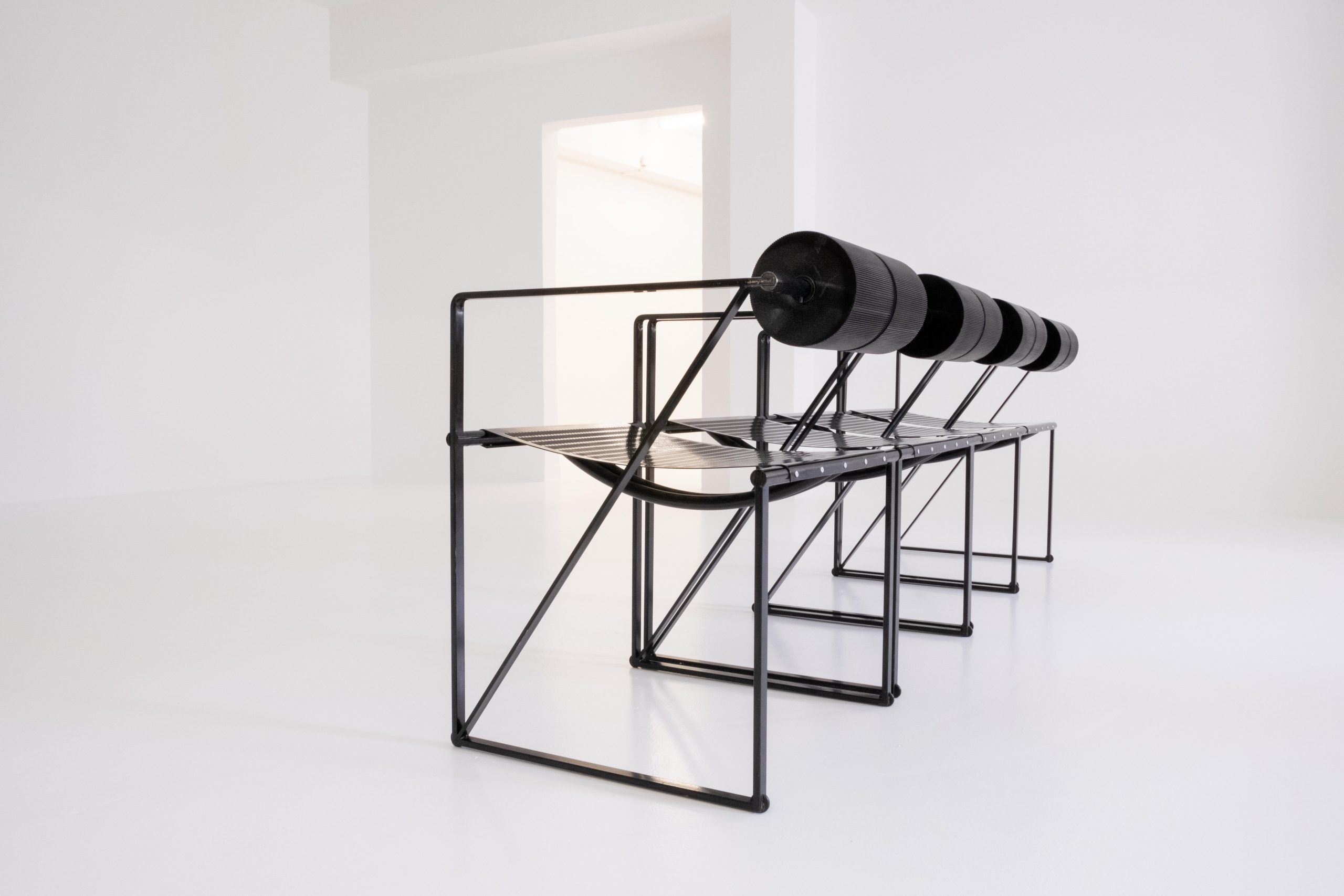 Mario botta, alias, seconda chair, postmodern, Memphis Design