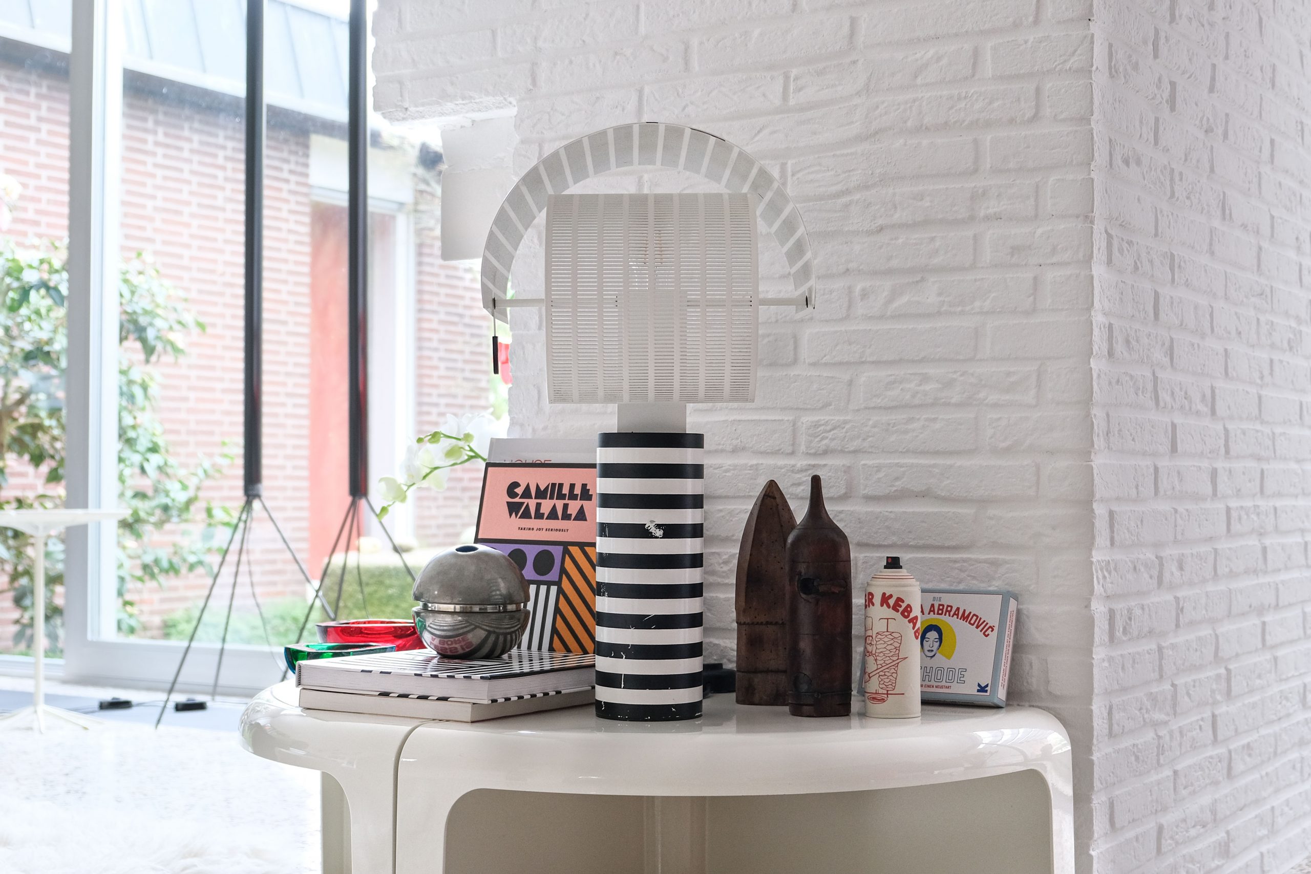 shogun, Mario botta, artemide, vintage, table lamp, shogun table lamp